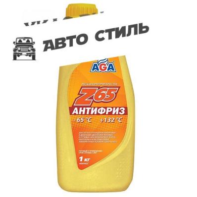 AGA 042Z Антифриз 1литр. желтый -65С